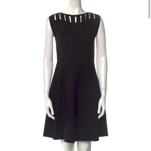 Milly Black A-Line Dress - Cut-out neckline (EUC)